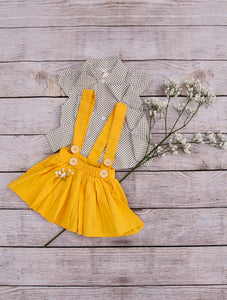 Polka Dot Yellow 2pc. Set